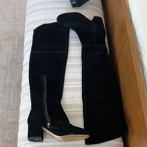 White House Black Market Over the Knee Black Boots - Picture 4 of 6